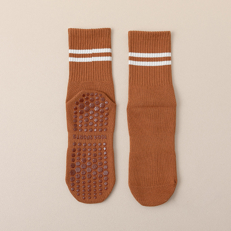 Anti-slip - Brown Socks