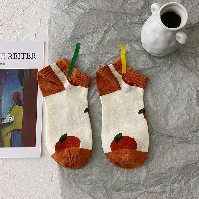 Fruit Medley - Orange Socks