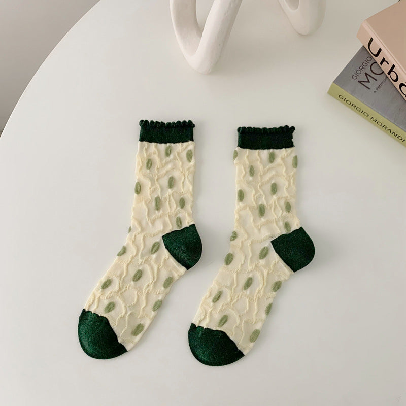 Spring Bloom - Bear Grass Socks