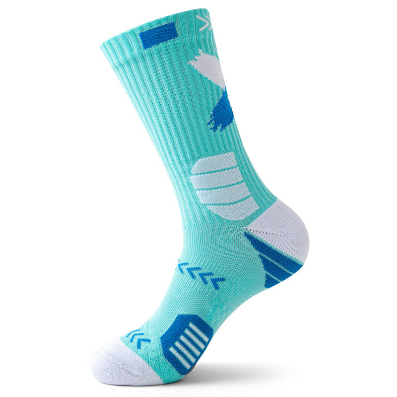 Blue Ridged Active Socks