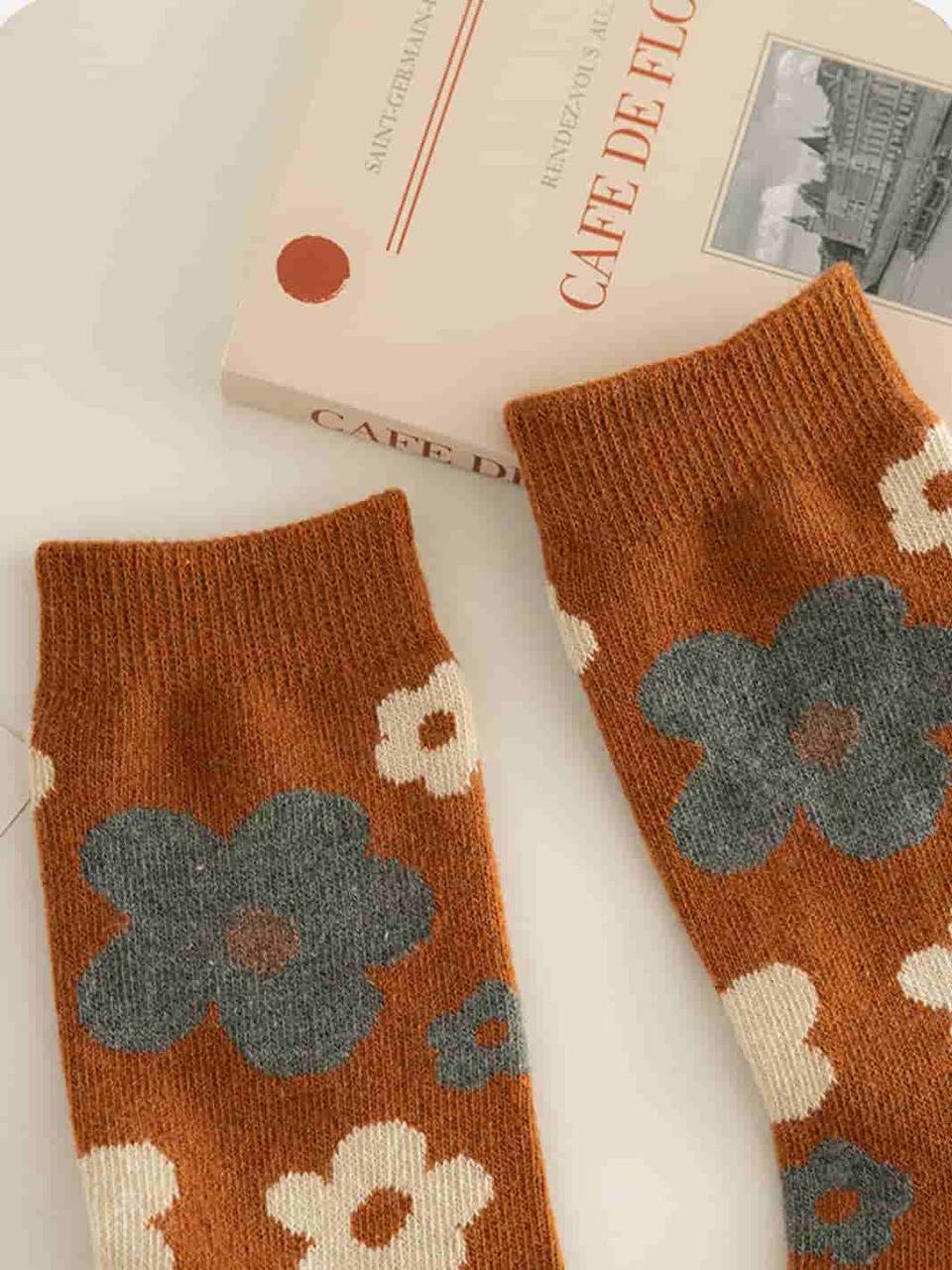 Rusty Dusk - Daylilies Socks