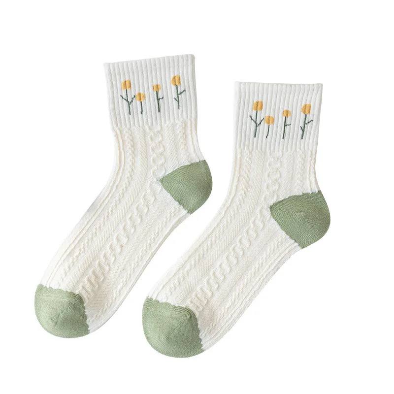 White Textured - Ecstatic White Socks
