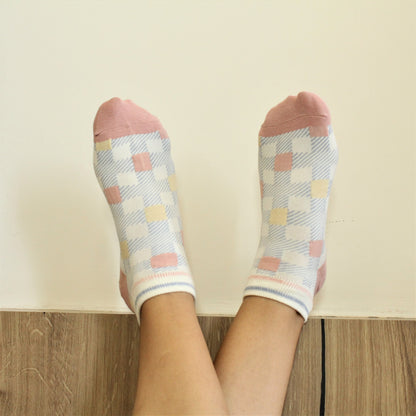 English Style - Pink Glen Socks