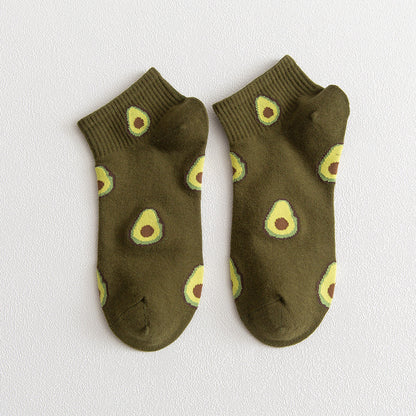 Avocado Socks - Combo of 5