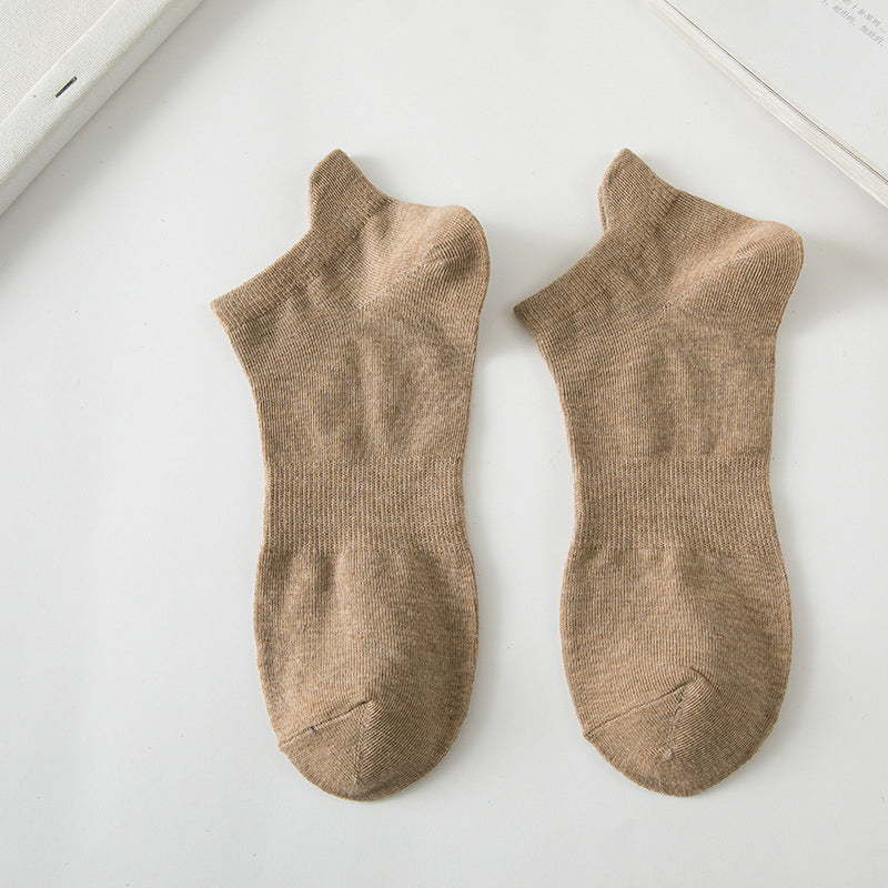 Solid Ankle - Beige Socks