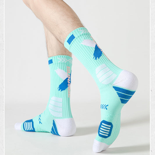 Blue Ridged Active Socks