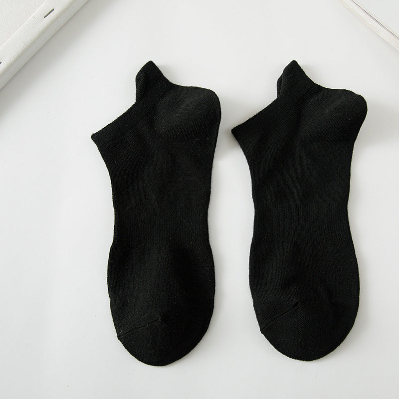 Solid Ankle - Black Socks