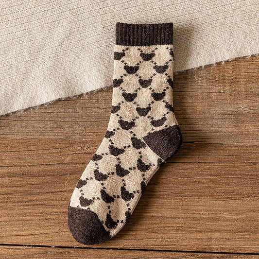 Coffee & Bear - Bear & Dots Socks