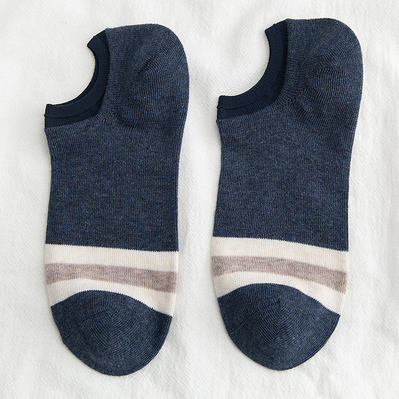 Solid Low-cut - Blue Socks