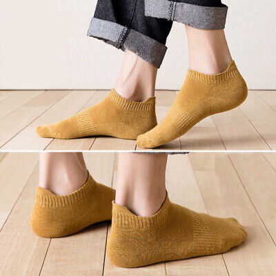 Solid Ankle - Ochre Yellow Socks