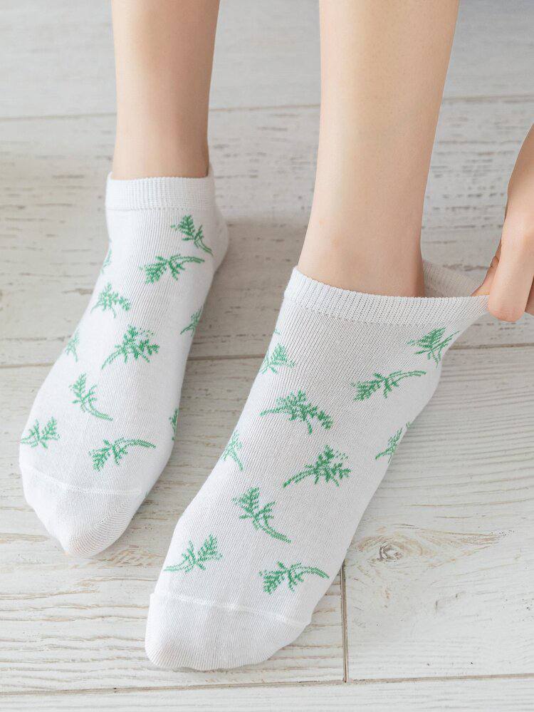 Minty White - Fiona Socks