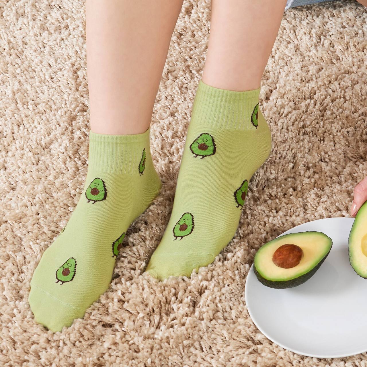 Avocado - Lemon Socks