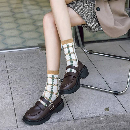 Autumn Flair - Plaid Socks