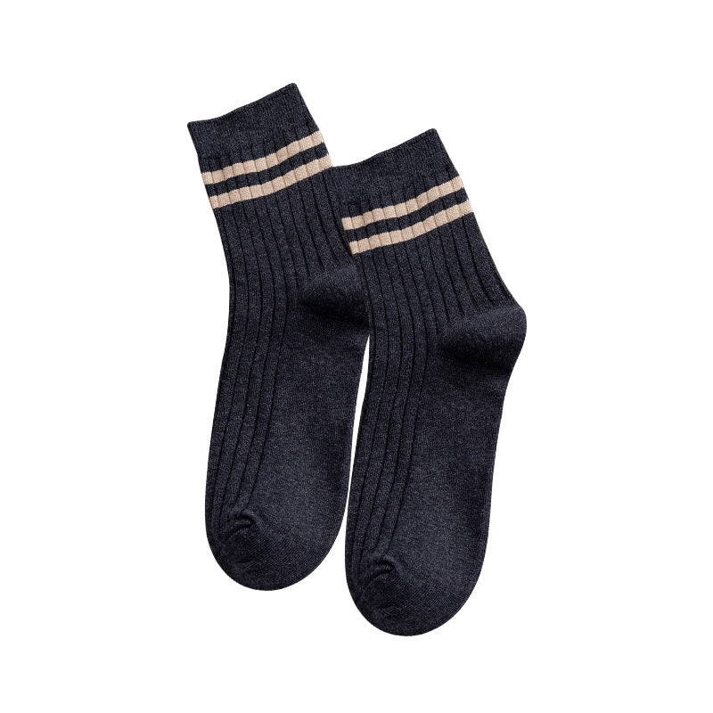 Solid Stripes Socks - Combo of 7