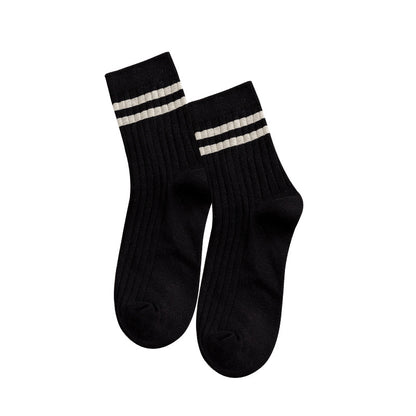 Solid Stripes Socks - Combo of 7