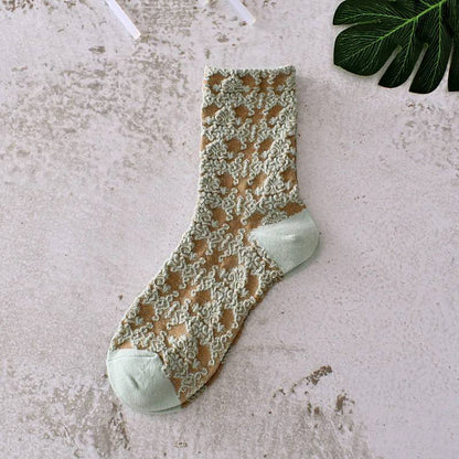 French Floral Socks - Combo of 5